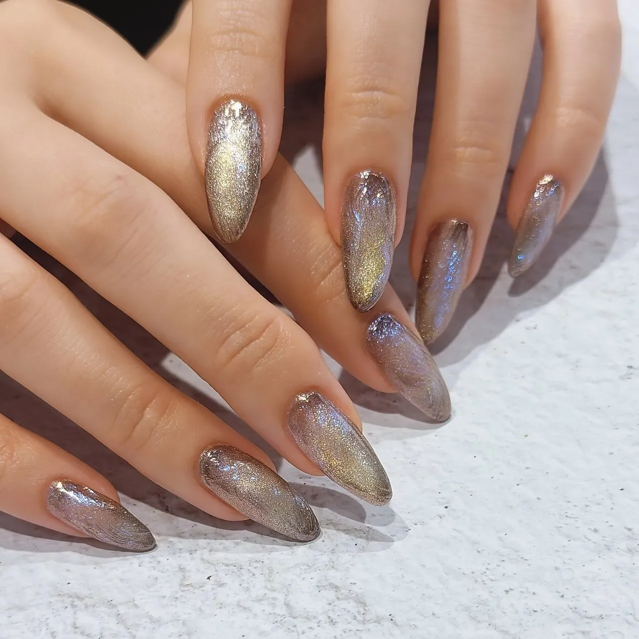 ミラーニュアンスネイル
